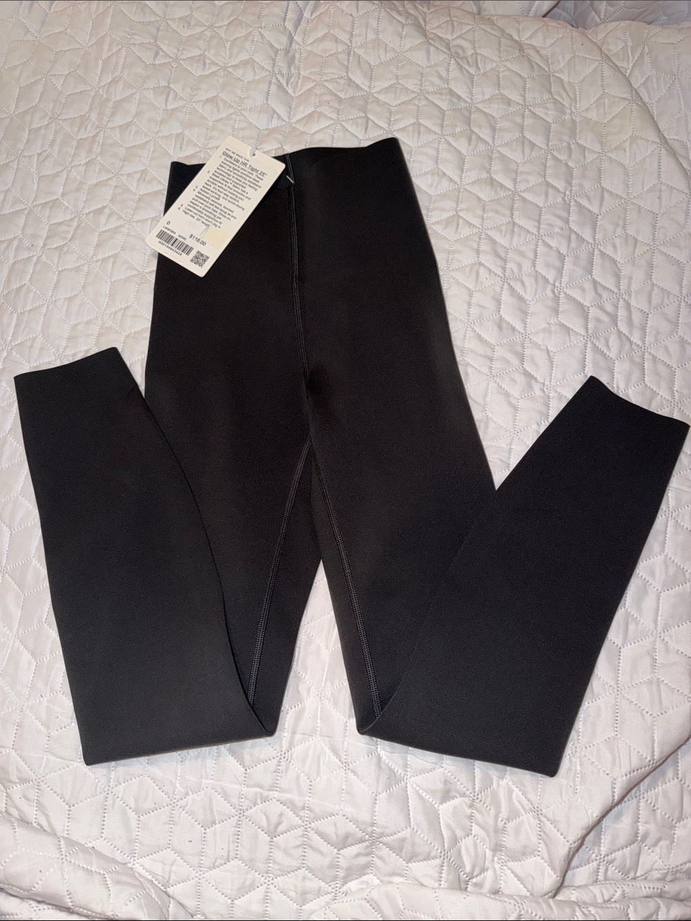 NWT lululemon Glow Up HR Tight 25” Graphite Grey GGRE Size 2